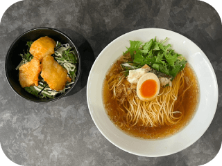 鯛の唐揚げ丼セット A